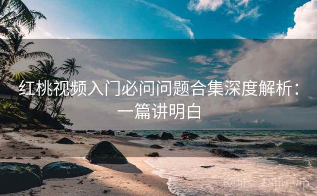 红桃视频入门必问问题合集深度解析：一篇讲明白