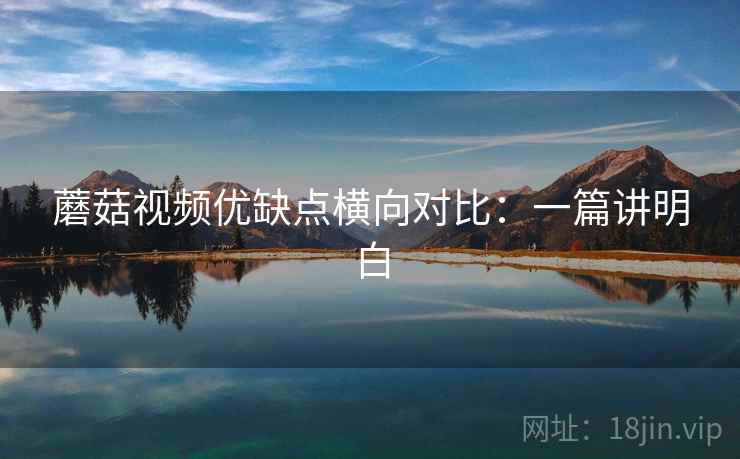 蘑菇视频优缺点横向对比：一篇讲明白