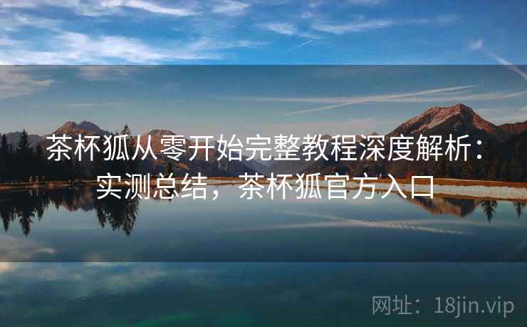 茶杯狐从零开始完整教程深度解析:实测总结,茶杯狐官方入口 茶杯狐从零开始完整教程深度解析:实测总结,茶杯狐官方入口